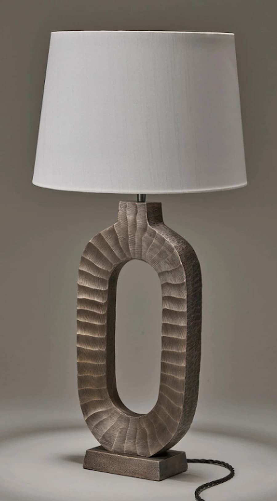 Industville Ornate Oval Table Lamp